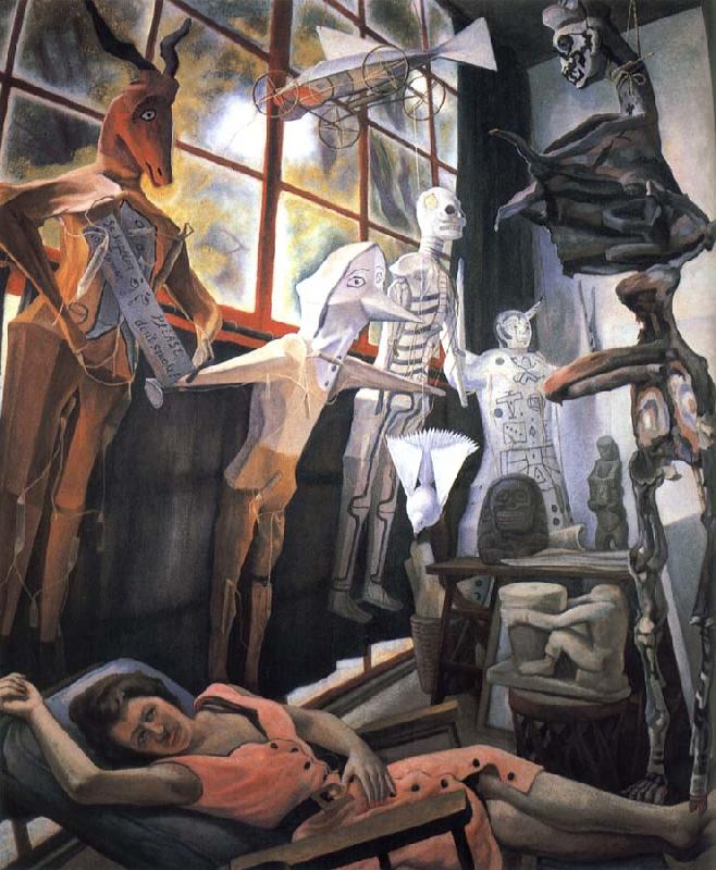 Diego Rivera Dream oil painting image